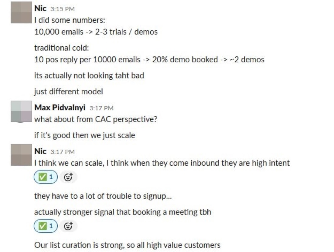 Same client, doing the CAC math